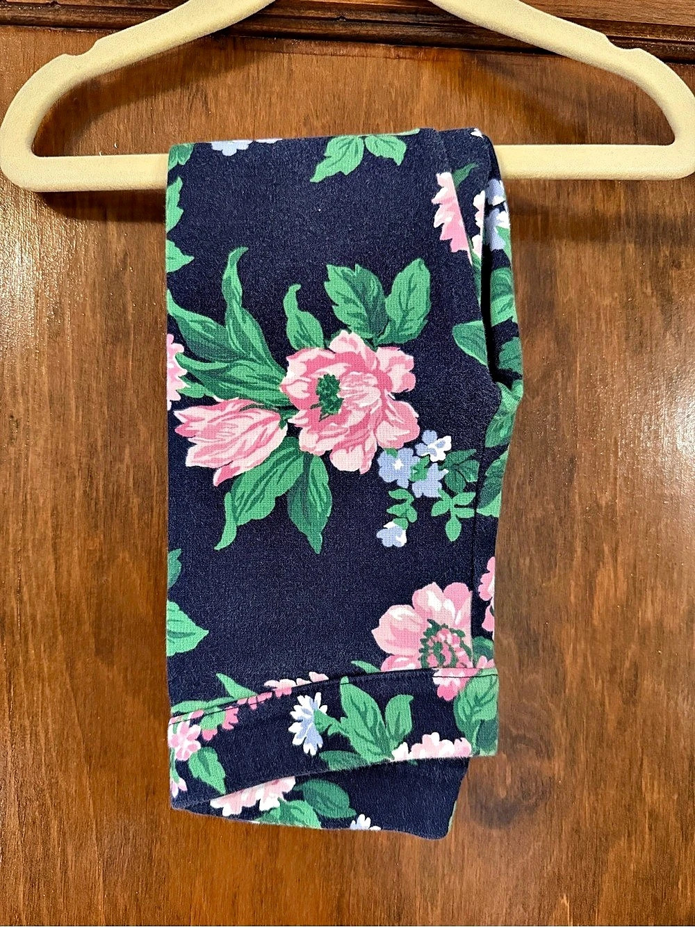 Janie and Jack Floral Shorts Blue & Pink Size 4